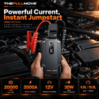 2000A Jump Starter Emergency Power Bank 20000mAh for 12V Car - The Full Move