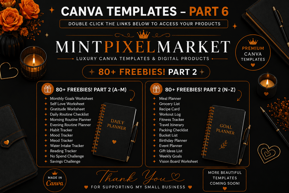 49,000+ Digital Planner Bundle 2026–2028 | Canva editable Templates | GoodNotes Notability, Digital Product Mrr plr - The Full Move
