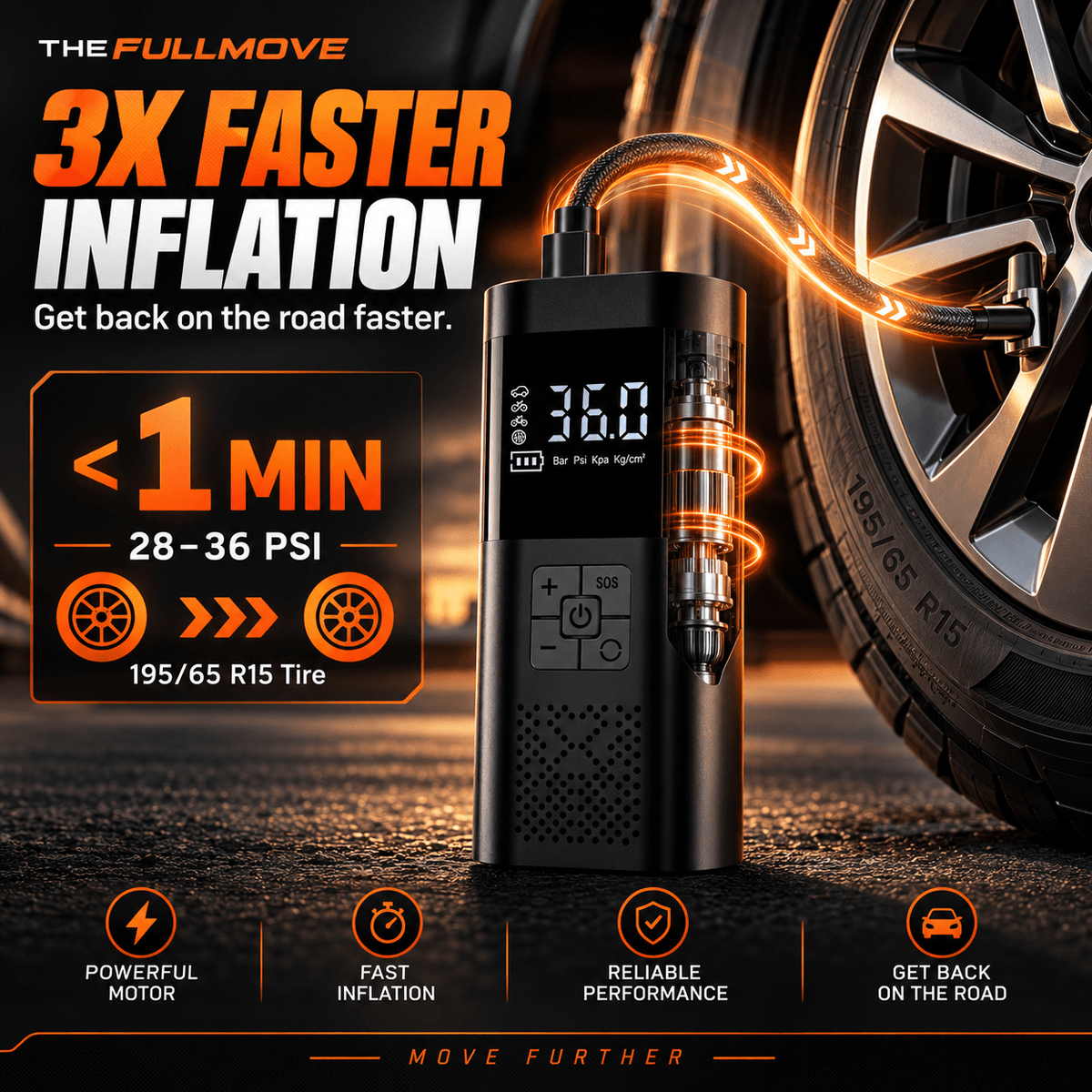Never Get Stranded With a Flat Tire Again - The Full Move
