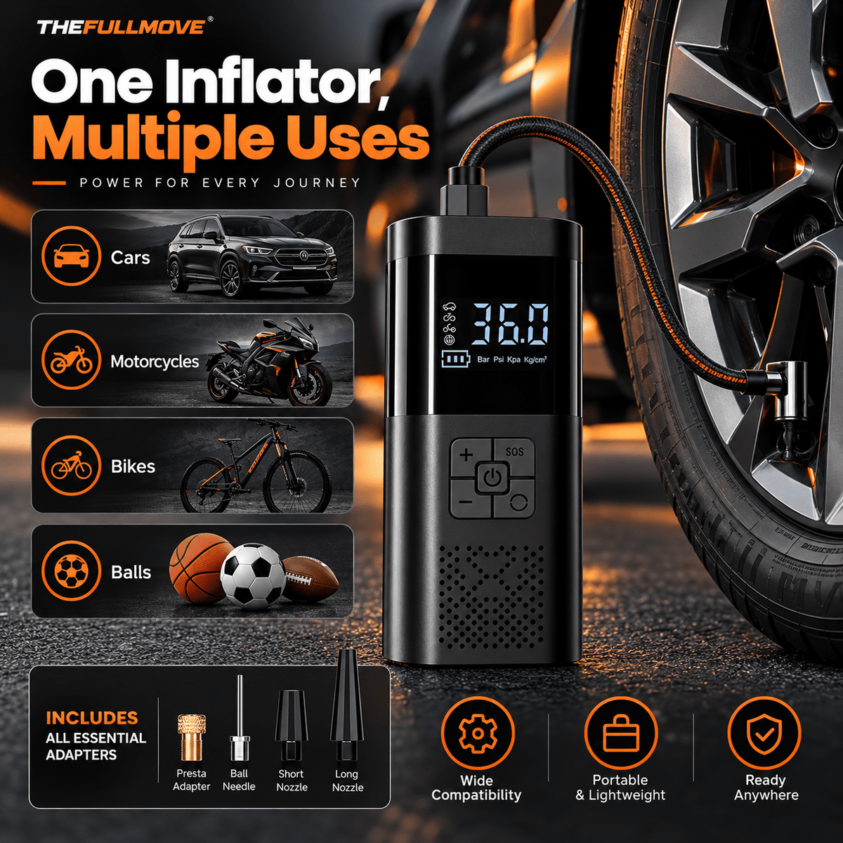 Never Get Stranded With a Flat Tire Again - The Full Move
