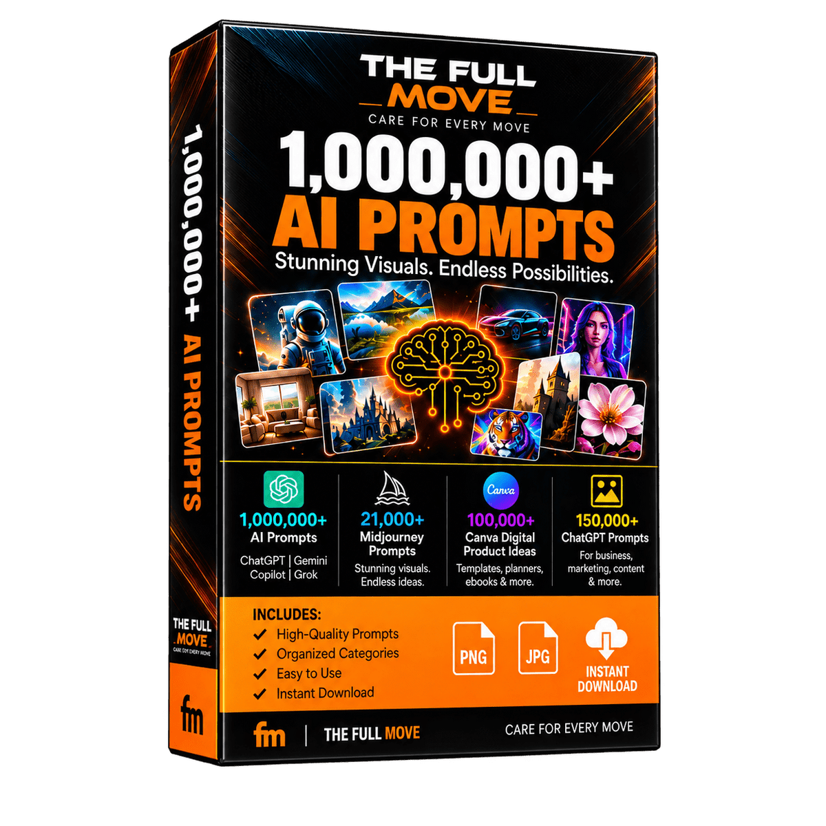 The Ultimate AI Prompt Bundle – 1,271,000+ Prompts & Digital Product Ideas - The Full Move